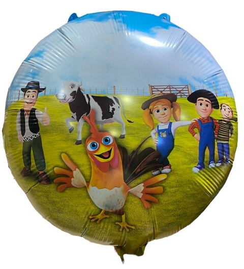 GLOBO METALIZADO 18" GRANJA DE ZENNON