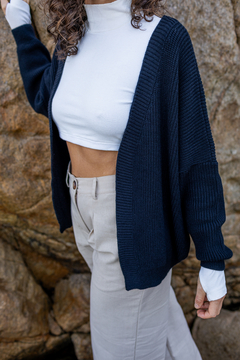 kimono Caruá preto - acacias ateliê