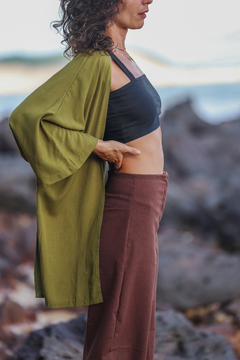 Kimono Mila - verde - comprar online