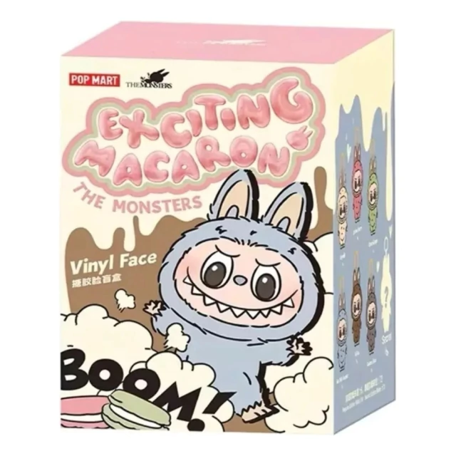 LABUBU EXCITING MACARON POP MART SORTIDO 1 UNIDADE COLECIONÁVEL
