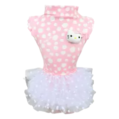 Regatinha Hello Kitty com Tutu e Broche para cachorro e gato - comprar online