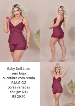 Baby doll luxo s/ bojo 603 FDG CL