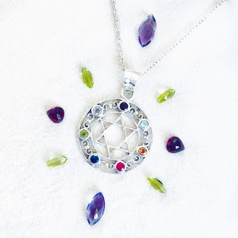 Dije estrella de 6 puntas