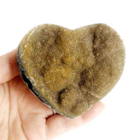 Corazon de agata cristalizada