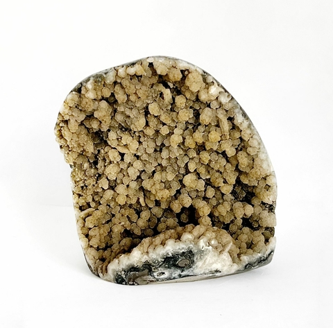 Drusa de agata cristalizada