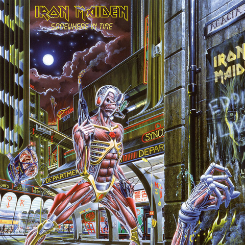 LP IRON MAIDEN - SOMEWHERE IN TIME