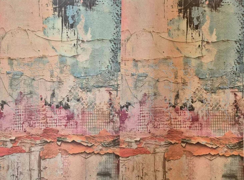 Papel de seda 40 gr. para decoupage - Fundos Pastéis - folha 10