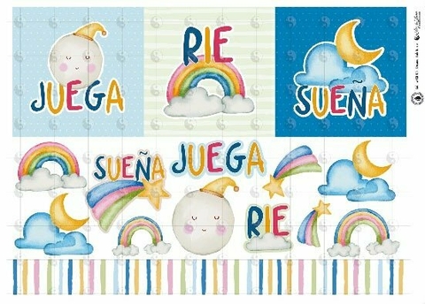 Papel de seda para decoupage Ref: BA 11