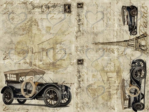 Papel de seda 40 gr. para decoupage Ref: L66