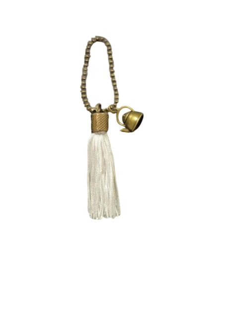 Pingente Tassel Bege c/pingente ouro velho - Bule - comprar online