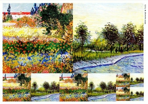 Papel de seda para decoupage Ref: VG 01