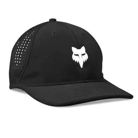 GORRA FOX DELTA HAT NEGRAS LOGO BLANCO