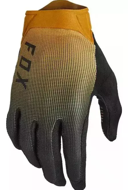 GUANTES FOX FLEXAIR ASCENT GLOVE ORO CON NEGRO