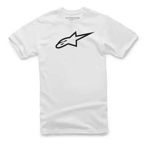 REMERA AGELESS TEE II BLANCA ALPINESTARS (M) (XXL)