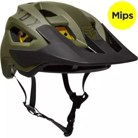 CASCO FOX SPEEDFRAME MIPS GRN/BLK VERDE MUSGO CON NEGRO