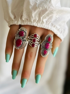 Anel Indiano Rubi em Prata 925 – Força e Paixão na internet