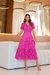 VESTIDO ELISANGELA EM RENDA PINK - comprar online