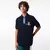 Camisa polo masculina Lacoste com carcela contrastante e emblema de crocodilo - comprar online