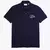 Polo Lacoste Holiday AZUL de algodão orgânico piqué masculino