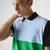 polo masculina Lacoste Regular Fit Light respirável Colorblock Piqué na internet