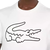 Camiseta Lacoste Polaroid Logo Estampado - Branca - One Way Store