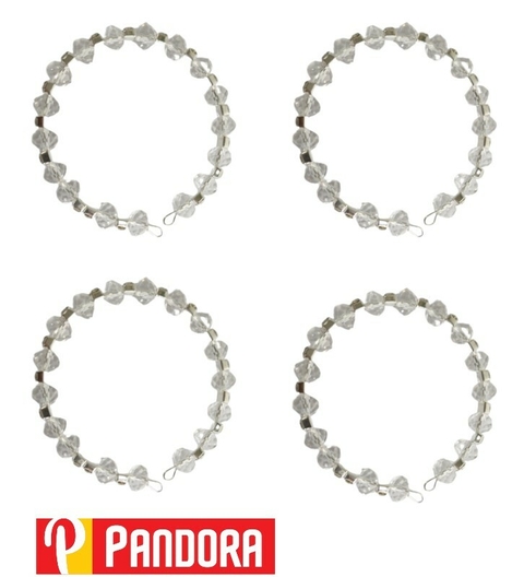 PULSERA CRISTAL BLANCO 004-B+12 (03475)