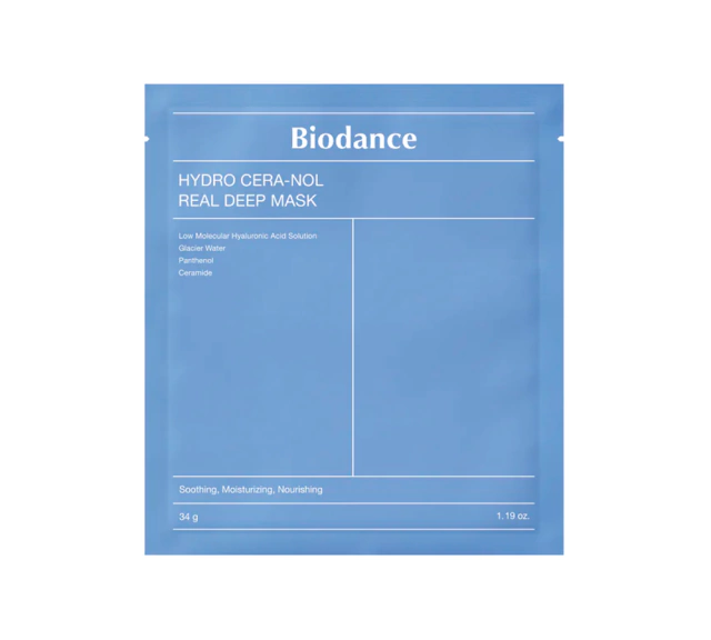 Biodance HYDRO DEEP MASKプランエス Máscara Facial Biodance – Hydro Cera-Nol Real Deep 34g