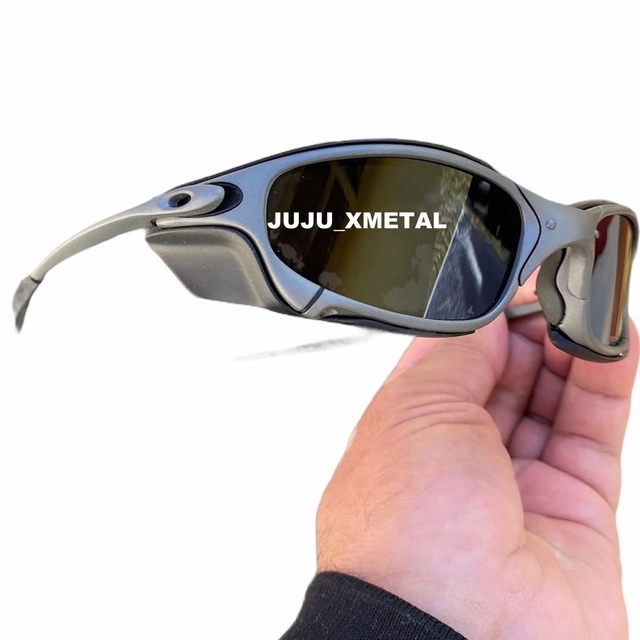 Óculos de Sol Juliet X-Metal Lentes Black Metal Polarizadas Óculos de Sol Juliet X-Metal Lentes Black Metal Polarizadas