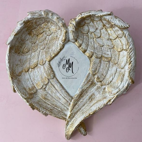 Placa Corazón con Alas