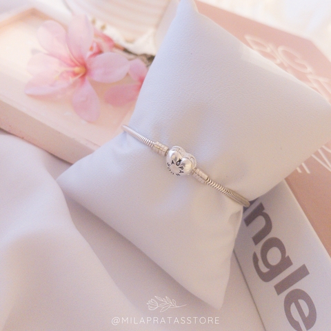 Pulseira de Berloques + Trava de Segurança