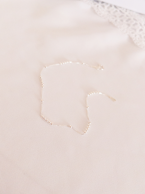 Pulseira de Prata de Bolinhas II