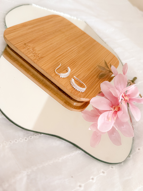 Piercing de Prata Fake Cravejado