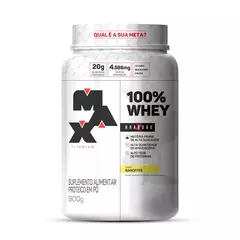 100% Whey Pote 900G Rafael Brandão MAX TITANIUM - comprar online