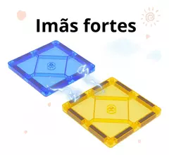 Blocos Magnéticos 32 Peças - Toca do Jiló | Brinquedos e Outros Afetos