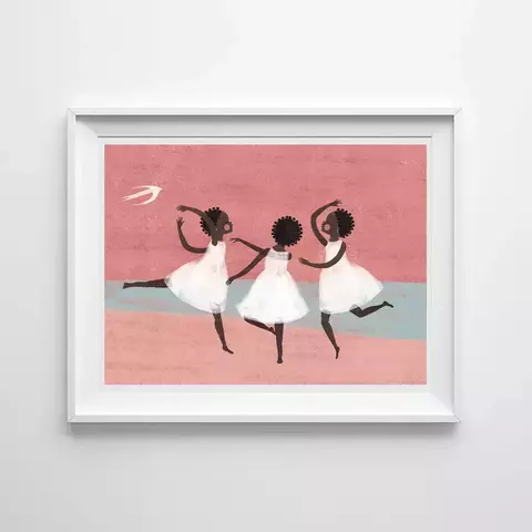 Poster Bailarinas - Anna Cunha