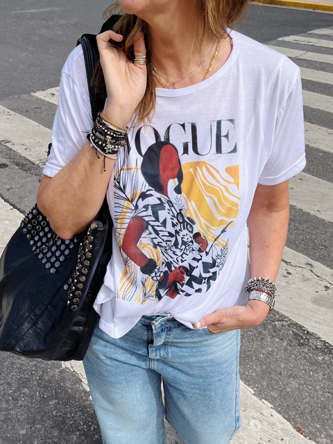 Remera Estampa Tropic