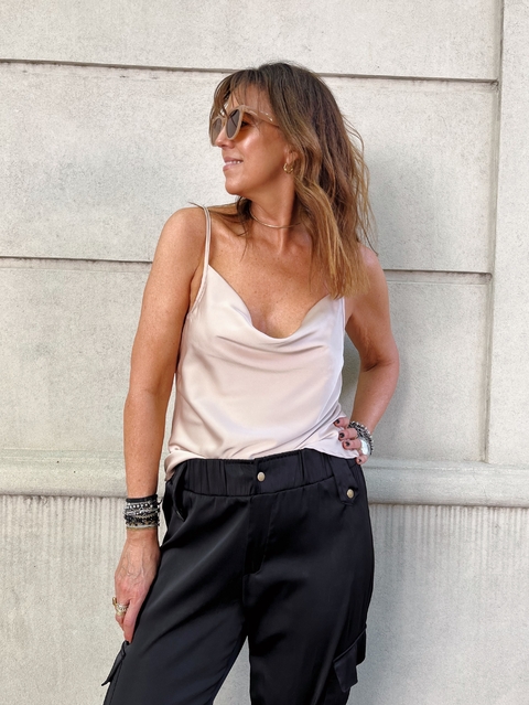 Musculosa Majo Champagne