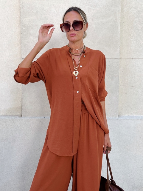 Camisa Verona Terracota - comprar online