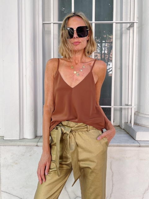 Musculosa Lola Chocolate