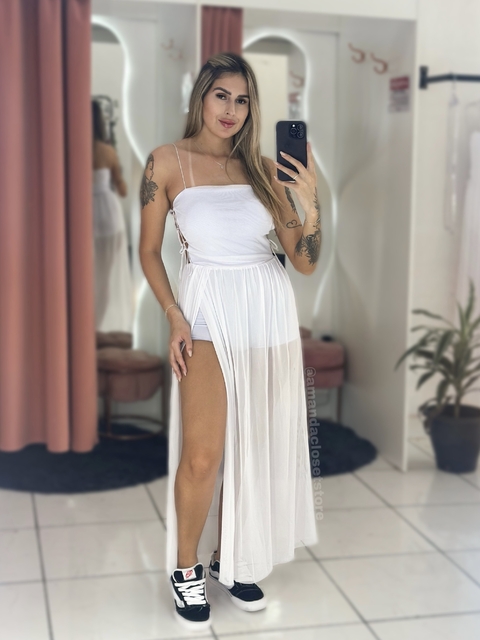Vestido Nicole branco