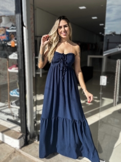 Imagem do Vestido Trancoso Azul Marinho