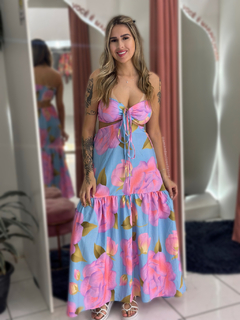 Vestido Maragogi Estampado - Amanda Closet Store