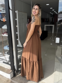 Vestido Trancoso Marrom Caramelo - loja online
