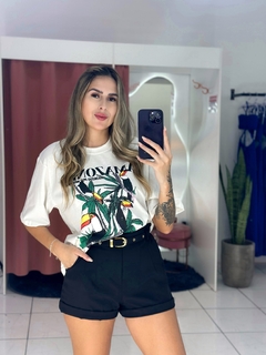 Tee camisetão over amazona off