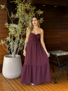 Vestido Trancoso Marrom Café - loja online