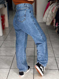 Calça Wide leg jeans marmorizada - Amanda Closet Store