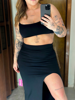 Conjunto Maya preto - Suplex com poliamida