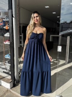 Vestido Trancoso Azul Marinho - loja online