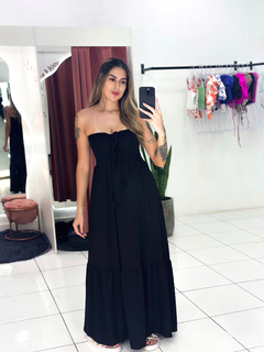 Vestido Trancoso Preto - Amanda Closet Store