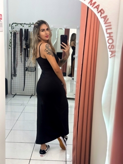 Conjunto Maya preto - Suplex com poliamida na internet